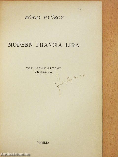 Modern francia lira
