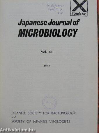 Japanese Journal of Microbiology 1973. january-1974. november I-II.