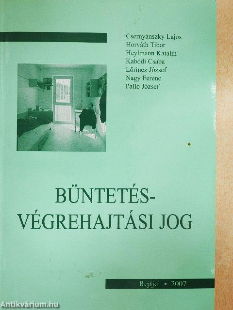 Büntetés-végrehajtási jog