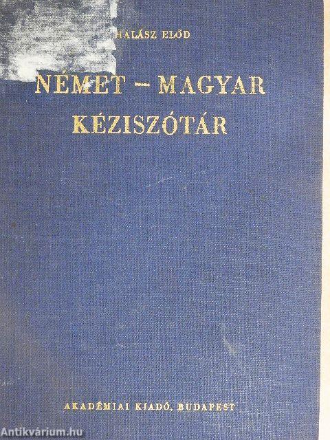 Német-magyar kéziszótár