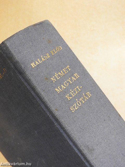 Német-magyar kéziszótár