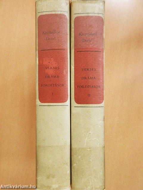 Verses drámafordítások I-II.