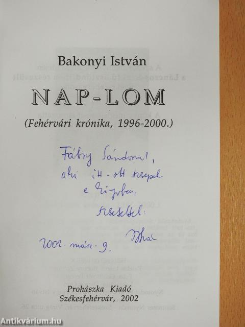 Nap-lom (dedikált példány)
