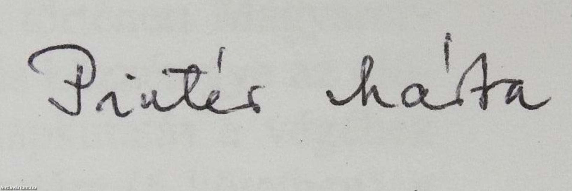 Történelem a színpadon (dedikált példány)