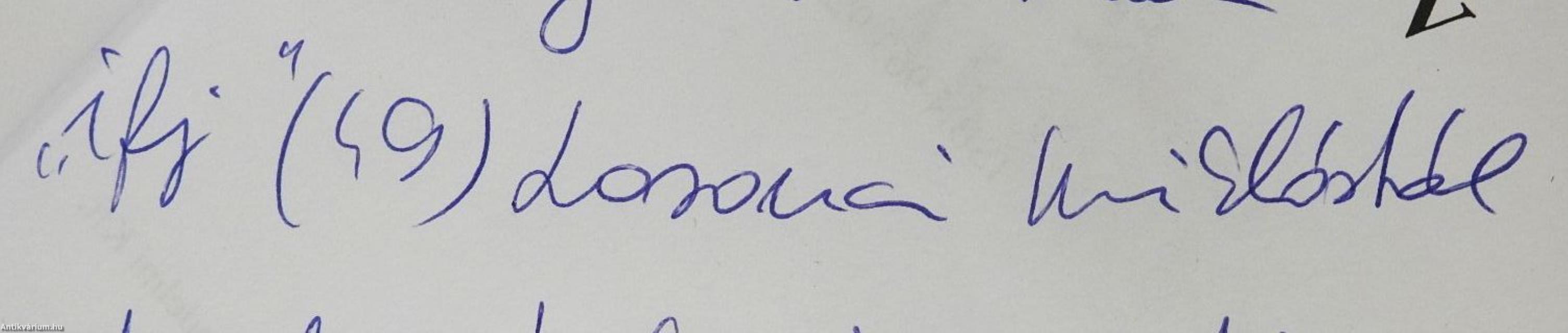 Katonakönyv (dedikált példány)