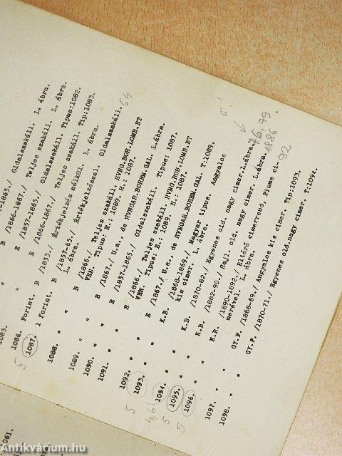 Magyar éremhatározó I-IV.