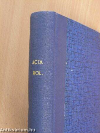 Acta Biologica 1976-1980. I-V.