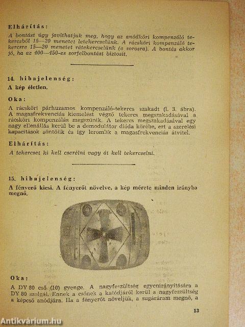 Televízió készülékek javítása I.