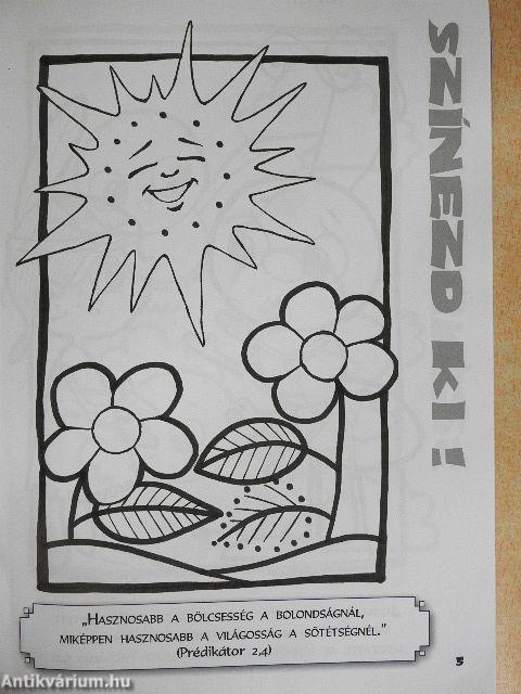 Tavaszi kirándulás kifestő