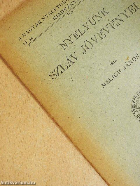 Nyelvünk szláv jövevényei