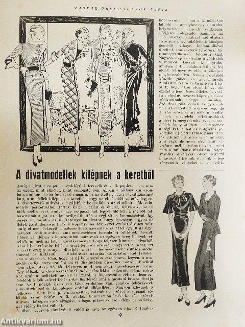 Magyar Uriasszonyok Lapja 1935-1938 (vegyes számok) (20 db)