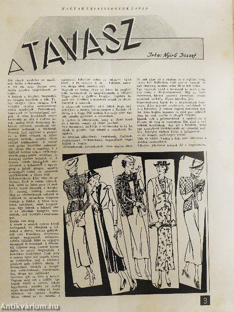 Magyar Uriasszonyok Lapja 1935-1938 (vegyes számok) (20 db)