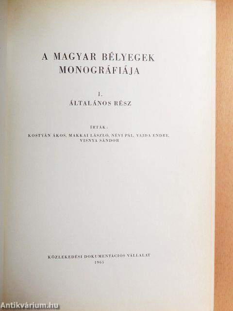 A magyar bélyegek monográfiája I-VII.