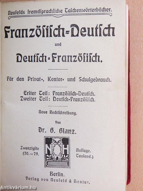 Französisch-Deutsch und Deutsch-Französisch