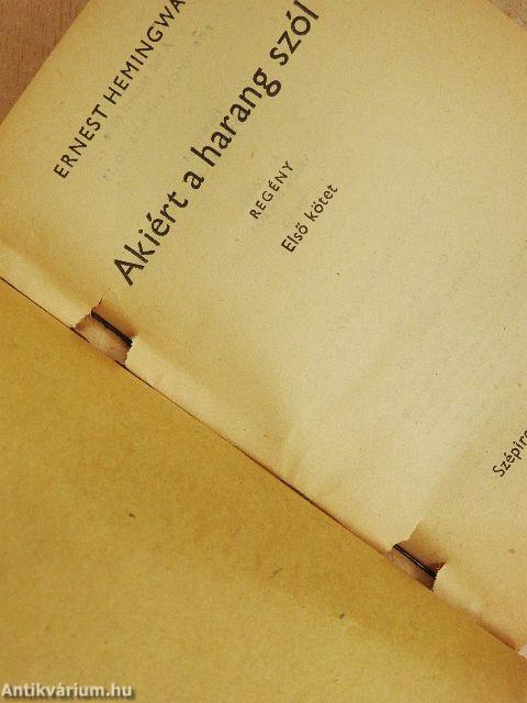 Akiért a harang szól I-III.