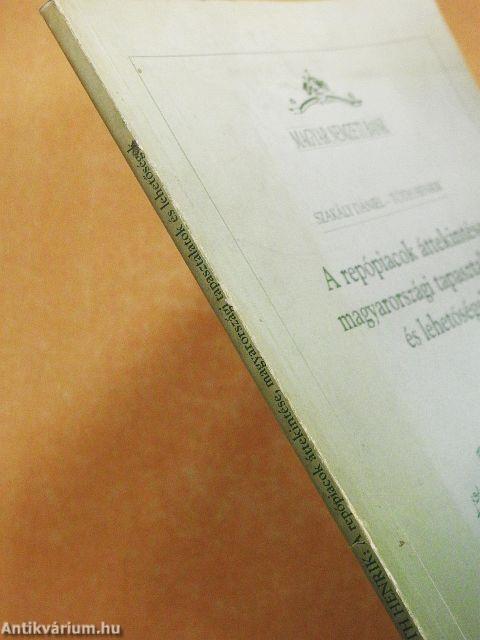 A repópiacok áttekintése, magyarországi tapasztalatok és lehetőségek