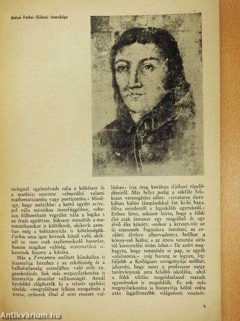 Bolyai Farkas életfilozófiája (dedikált példány)