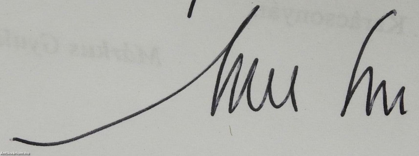 A Piatsek vér (dedikált példány)