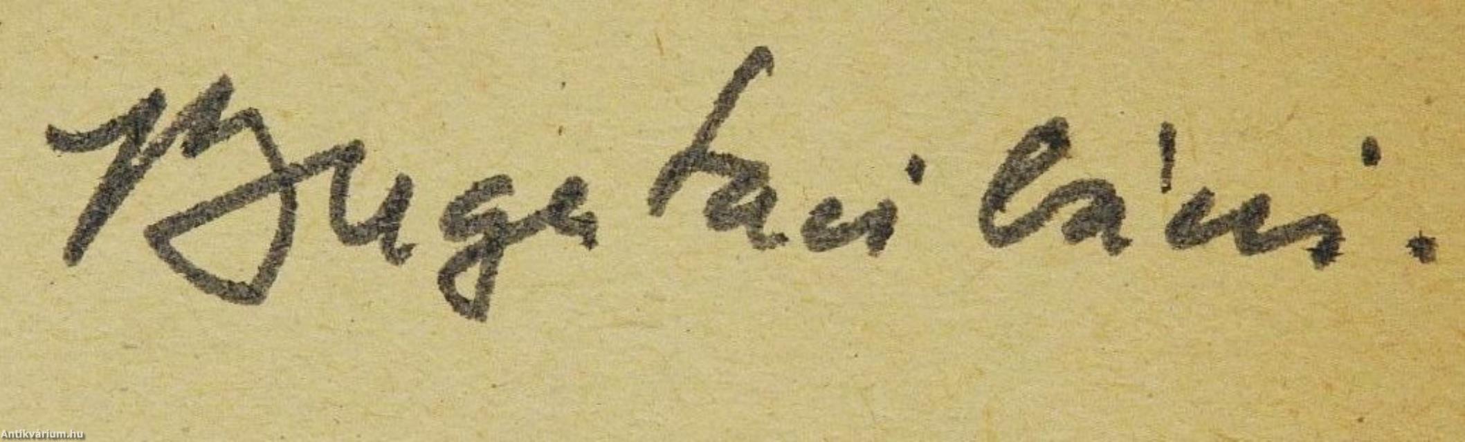 Hygieia barátsága (dedikált példány)