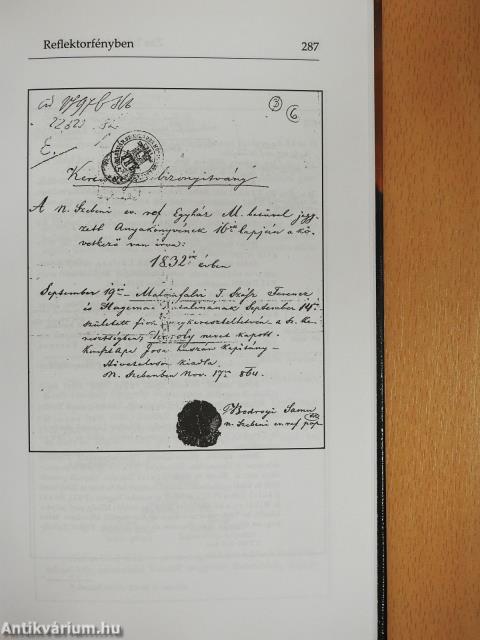 Összesítés (dedikált példány)