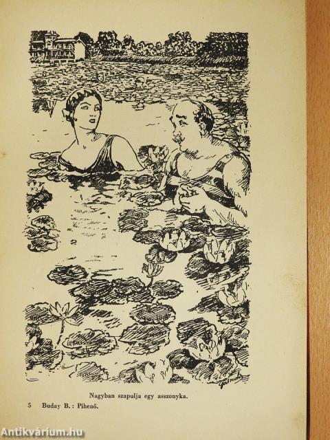 Pihenő I. (dedikált példány)