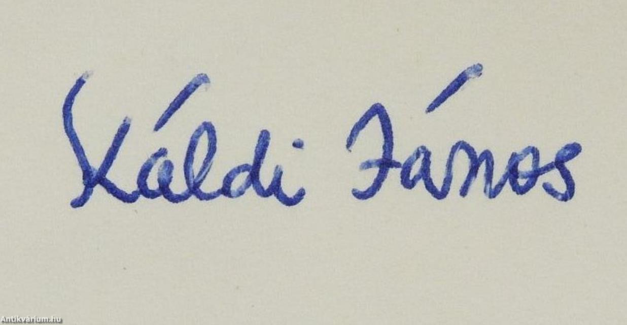 Tavaszt-kiáltó (dedikált példány)