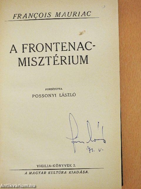 A Frontenac-misztérium