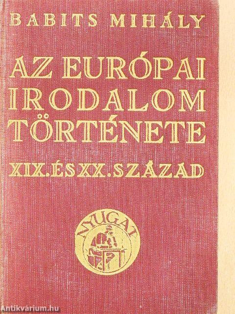 Az európai irodalom története