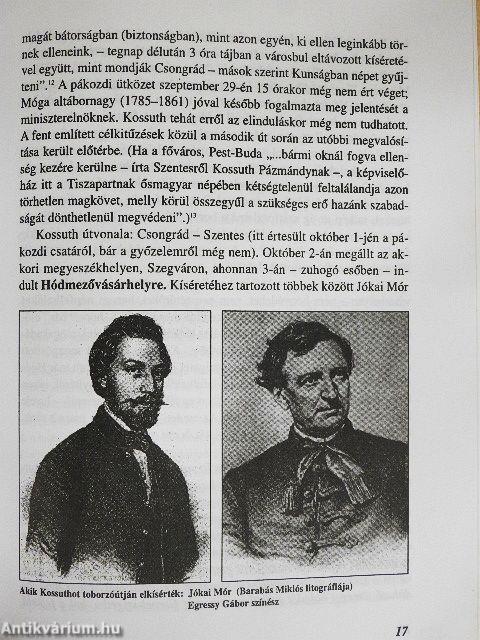 Kossuth Lajos és a hódmezővásárhelyiek 1848-1849-ben
