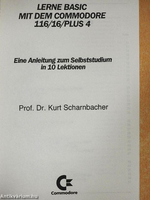 Lerne Basic mit dem Commodore 116/16/Plus 4