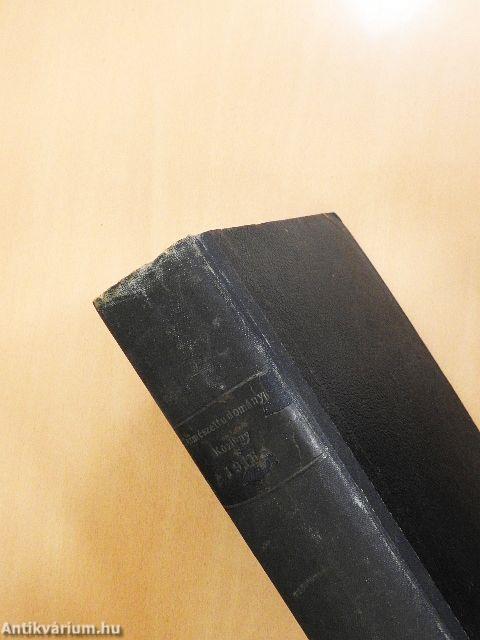 Természettudományi Közlöny 1916. január-deczember/Pótfüzetek a Természettudományi Közlönyhöz 1916. (nem teljes évfolyam)