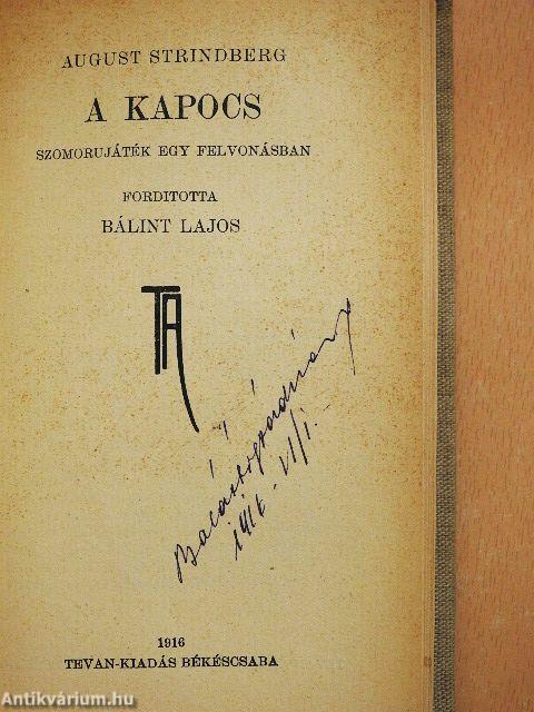 Egy szinésznő története/A kapocs