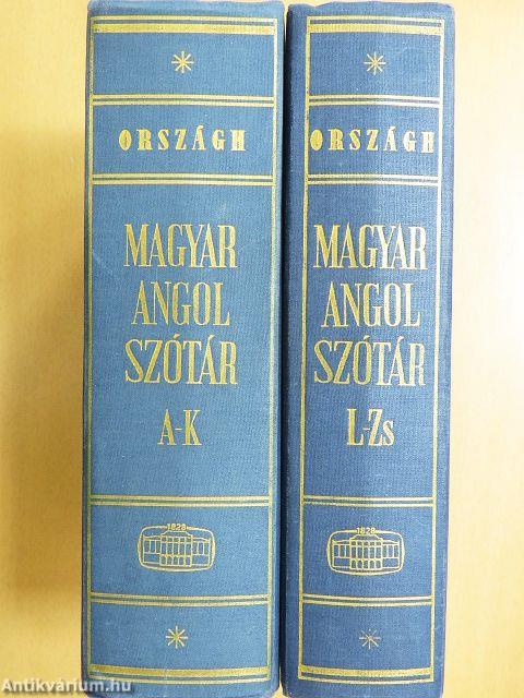 Magyar-angol szótár I-II.