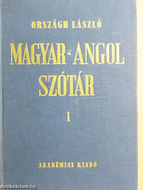 Magyar-angol szótár I-II.
