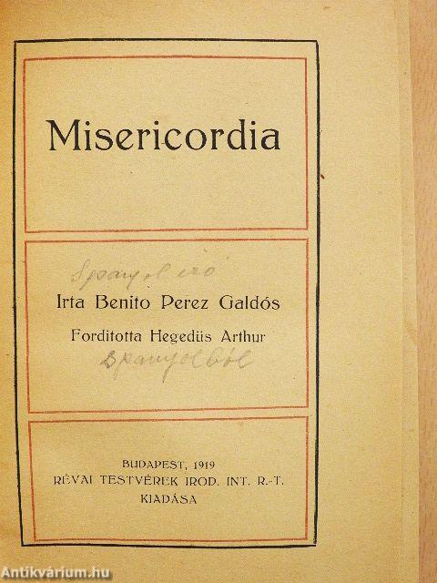 Misericordia/Örvény