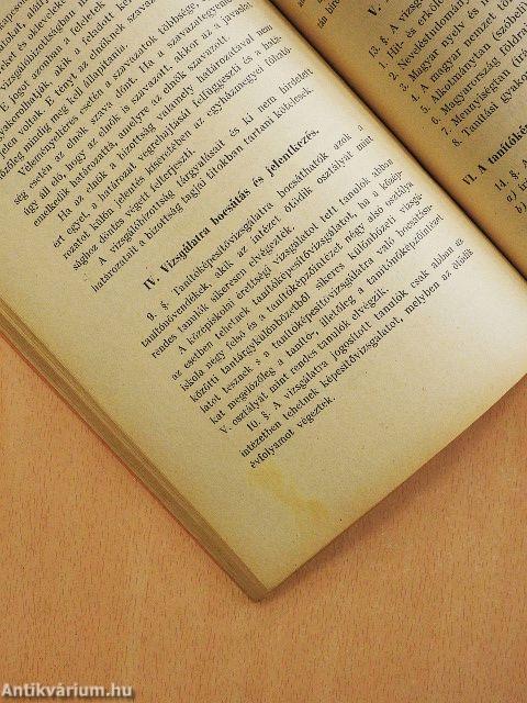 Rendszabályok a kath. népiskolák közigazgatásához