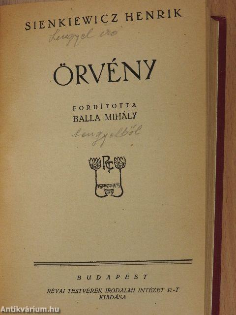 Misericordia/Örvény