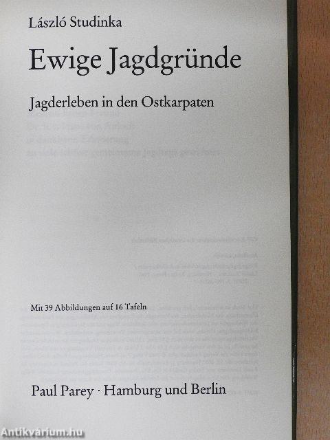 Ewige Jagdgründe