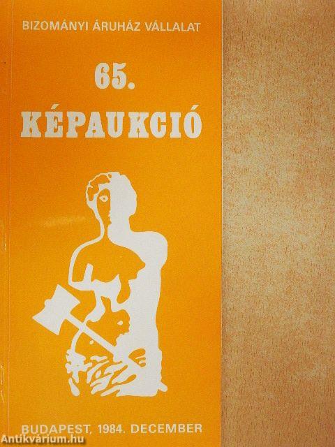Bizományi Áruház Vállalat 65. képaukció