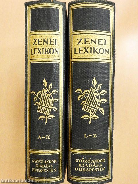 Zenei Lexikon I-II.