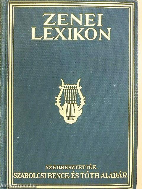 Zenei Lexikon I-II.