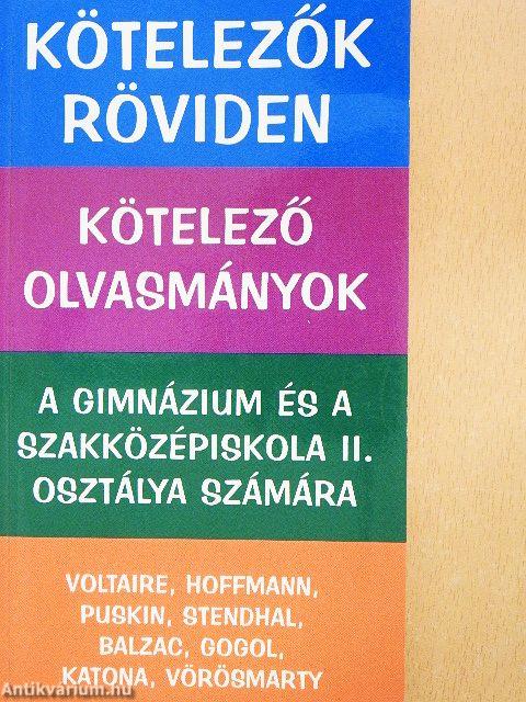 Kötelező olvasmányok