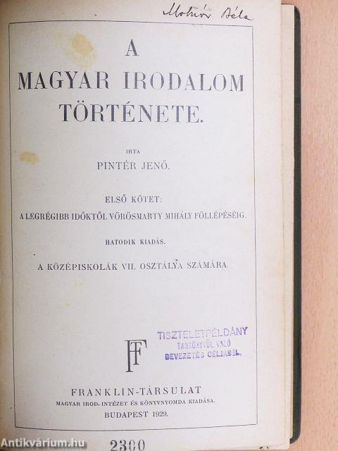 A magyar irodalom története I-II.
