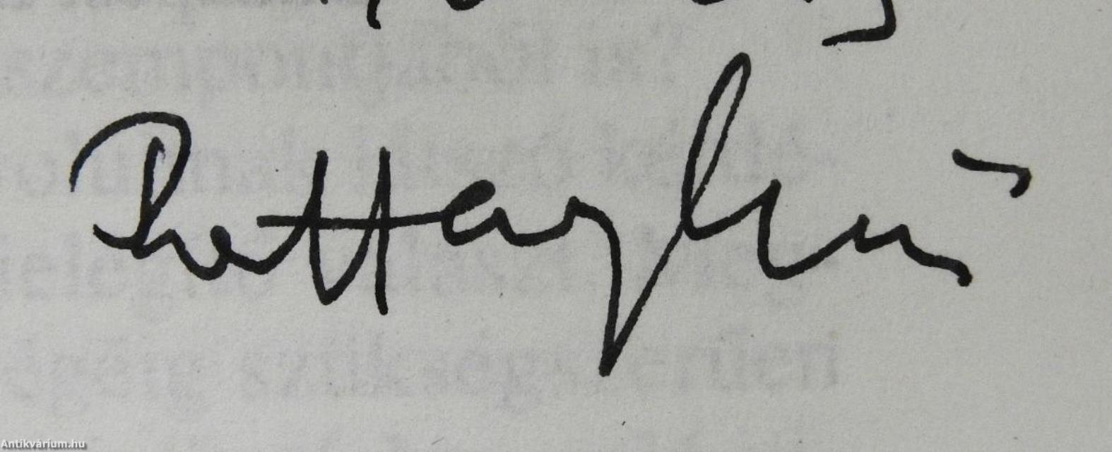 Magyar tragédia (dedikált példány)