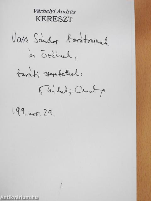 Kereszt (dedikált példány)