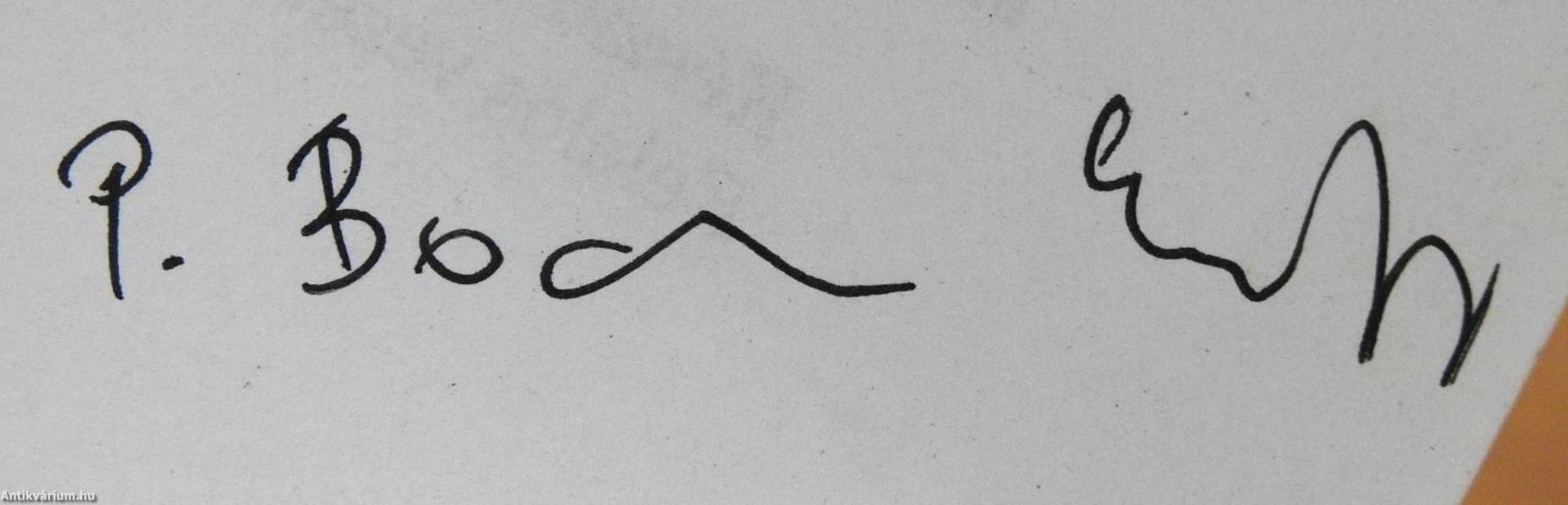 Páholy (dedikált példány)