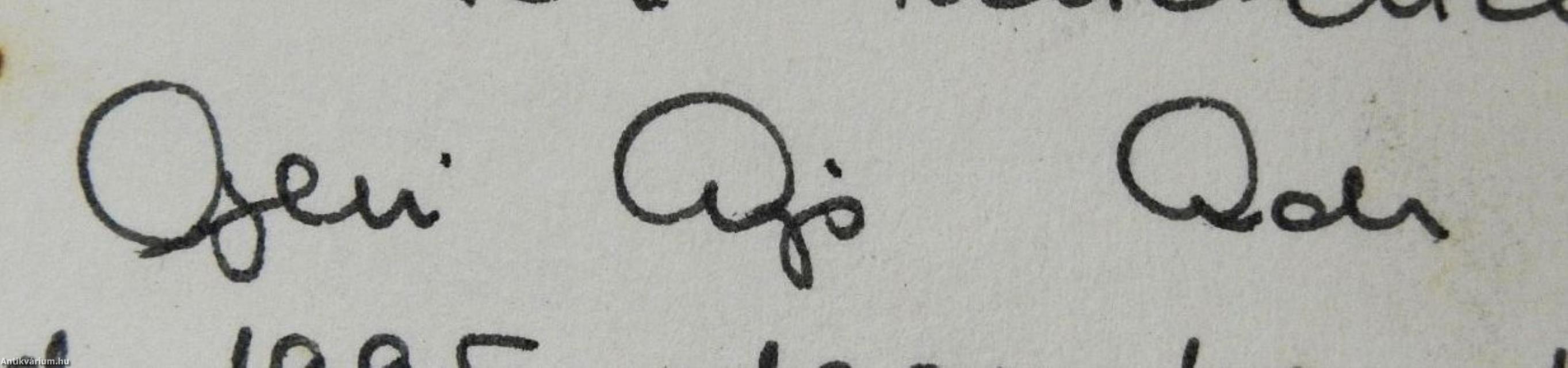 Modern hagyomány (dedikált példány)