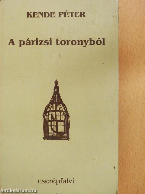 A párizsi toronyból (dedikált példány)