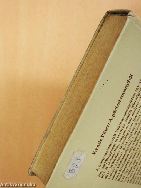 A párizsi toronyból (dedikált példány)