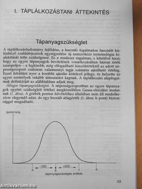 Tápanyagtáblázat (dedikált példány)